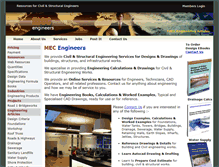 Tablet Screenshot of mecengineers.net